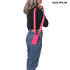 Θήκη Σιλικόνης με Strap CarryHang Sonique Xiaomi Redmi Note 14 Pro 5G / Redmi Note 14 Pro Plus 5G / Poco X7 5G Φούξια