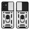 Θήκη Ring Armor CamPro Sonique για Samsung Galaxy A16 4G / Galaxy A16 5G Ασημί
