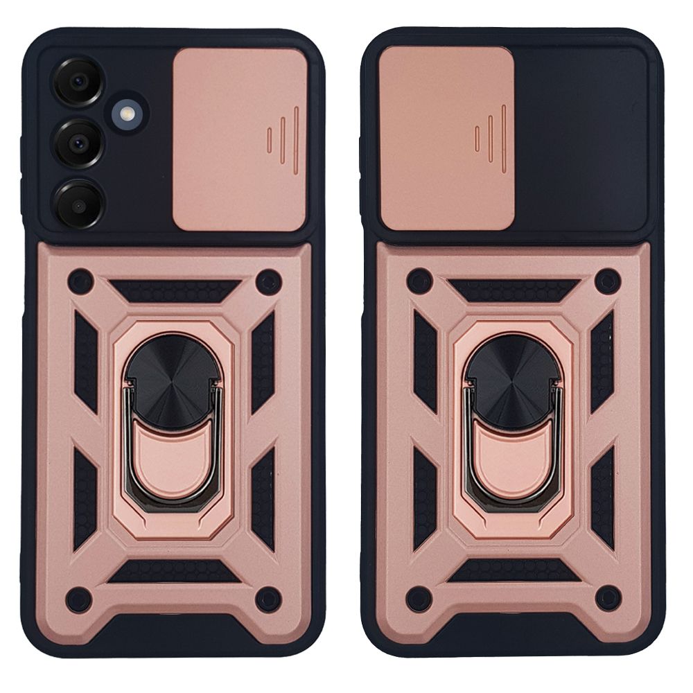 Θήκη Ring Armor CamPro Sonique για Samsung Galaxy A16 4G / Galaxy A16 5G Ροζ Χρυσό