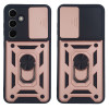 Θήκη Ring Armor CamPro Sonique για Samsung Galaxy S24 FE Ροζ Χρυσό