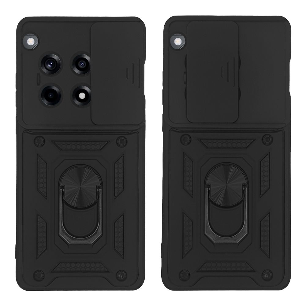 Θήκη Ring Armor CamPro Sonique για OnePlus OnePlus 12R 5G Μαύρο