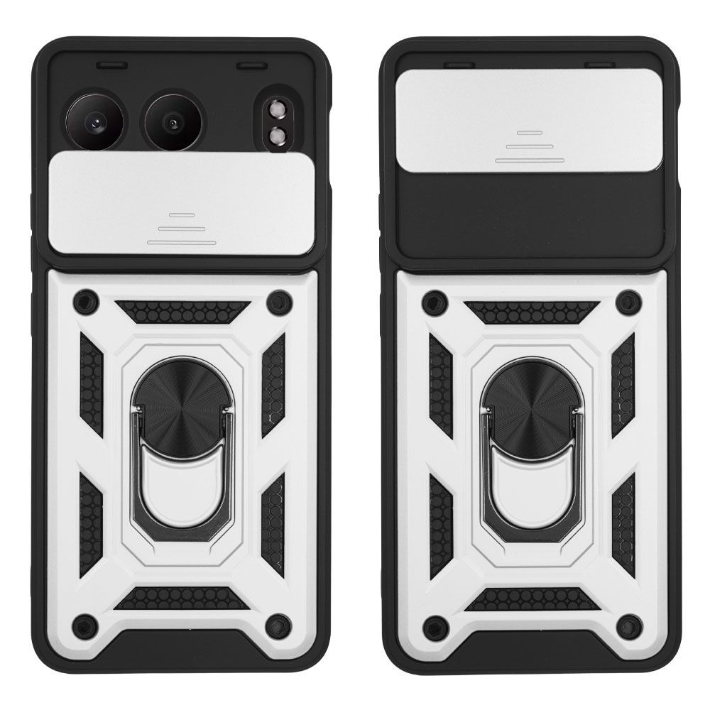 Θήκη Ring Armor CamPro Sonique για OnePlus OnePlus Nord 4 5G Ασημί