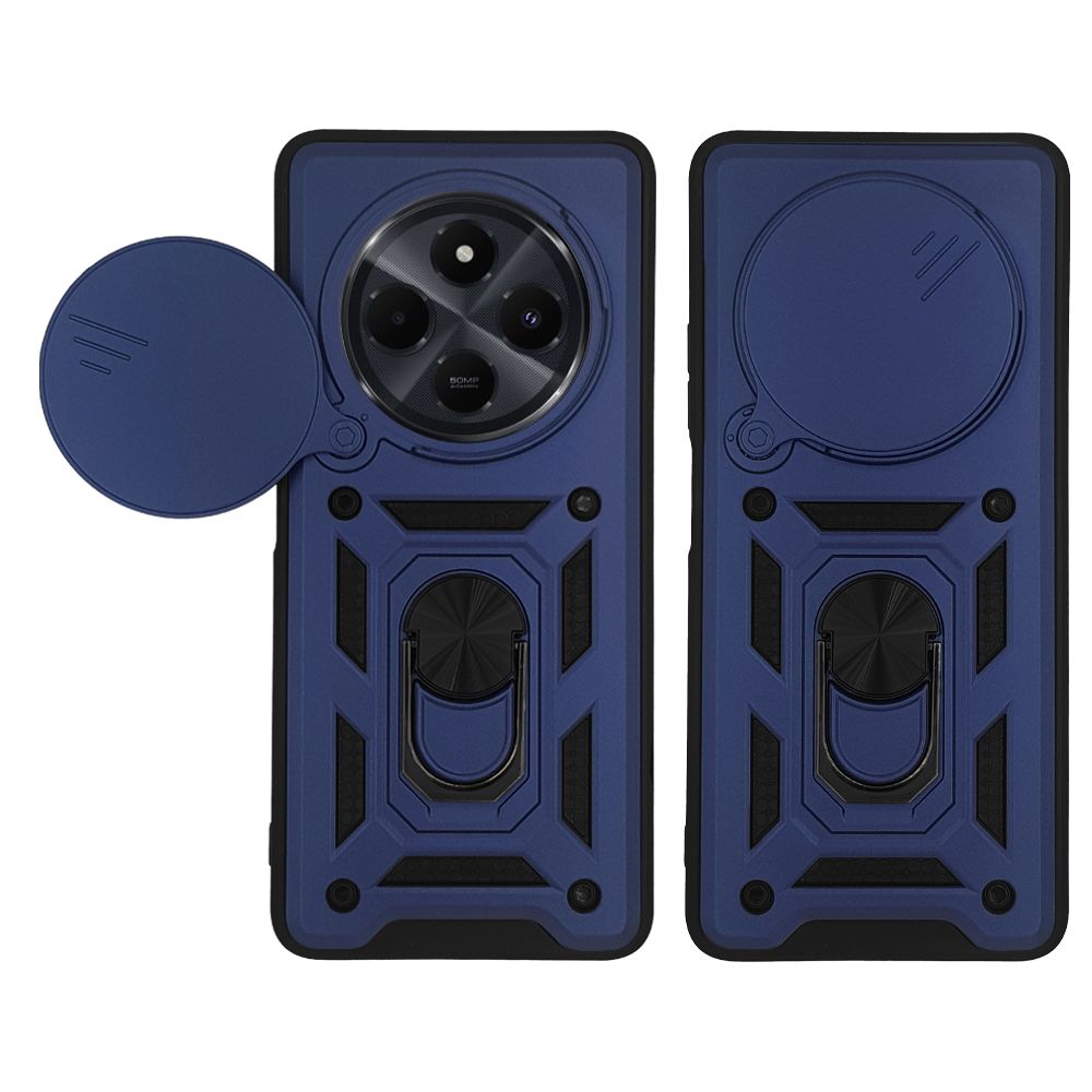 Θήκη Ring Armor CamPro Sonique για Xiaomi Redmi 14C 4G / Poco C75 4G / Redmi A4 5G Μπλέ