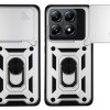 Θήκη Ring Armor CamPro Sonique για Xiaomi Xiaomi 14T Ασημί