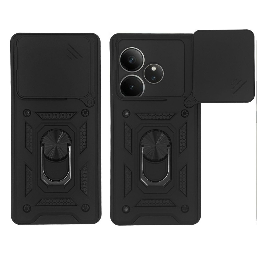 Θήκη Ring Armor CamPro Sonique Realme GT 6 5G / Realme GT 6T 5G Μαύρο