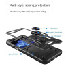 Θήκη Ring Armor CamPro Sonique για Samsung (Large Hole) Galaxy Z Flip 5 Κόκκινο