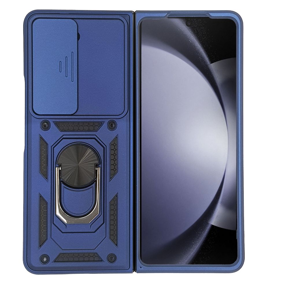 Θήκη Ring Armor CamPro Sonique για Samsung (Large Hole) Galaxy Z Fold 5 Μπλέ