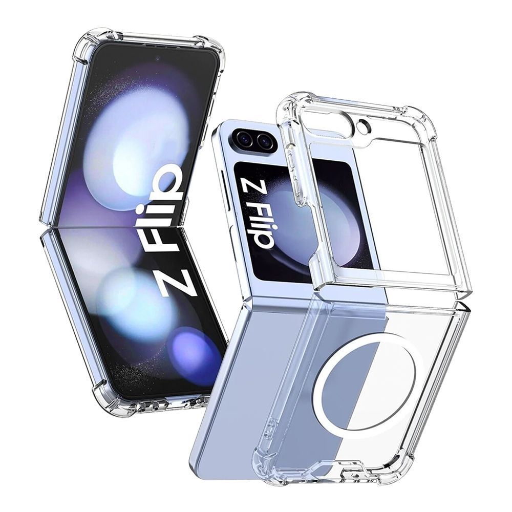 Θήκη Magnetic MagCase Sonique Samsung Galaxy Z Flip 5 Διάφανο