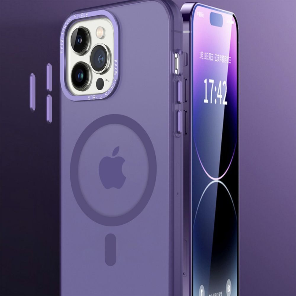 Θήκη Magnetic MagMatte Sonique Apple iPhone 16 Pro Ροζ