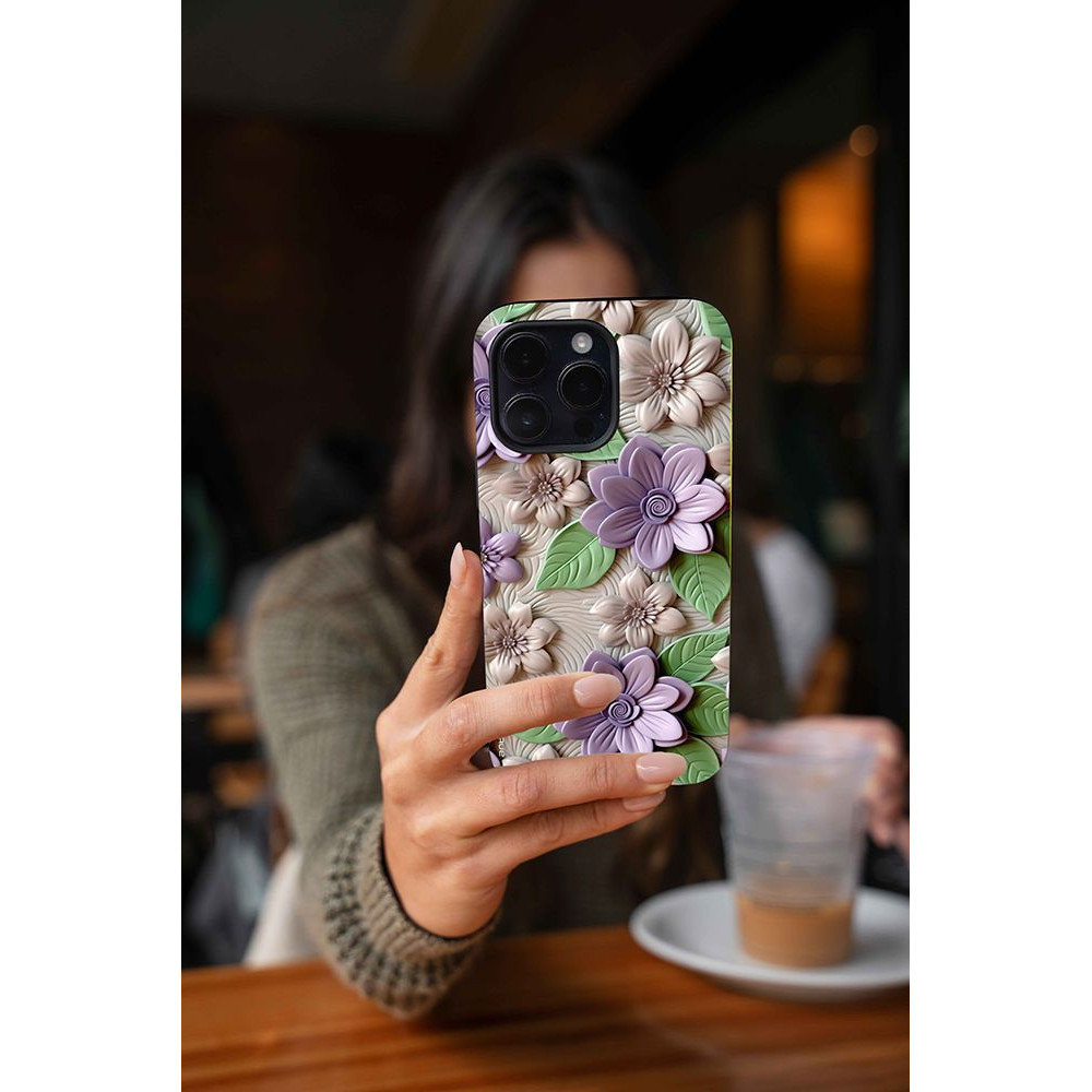 Θήκη Sonique 3D Flower Series για Realme C51 / Realme C53 / Realme Note 50 4G Βιολετί