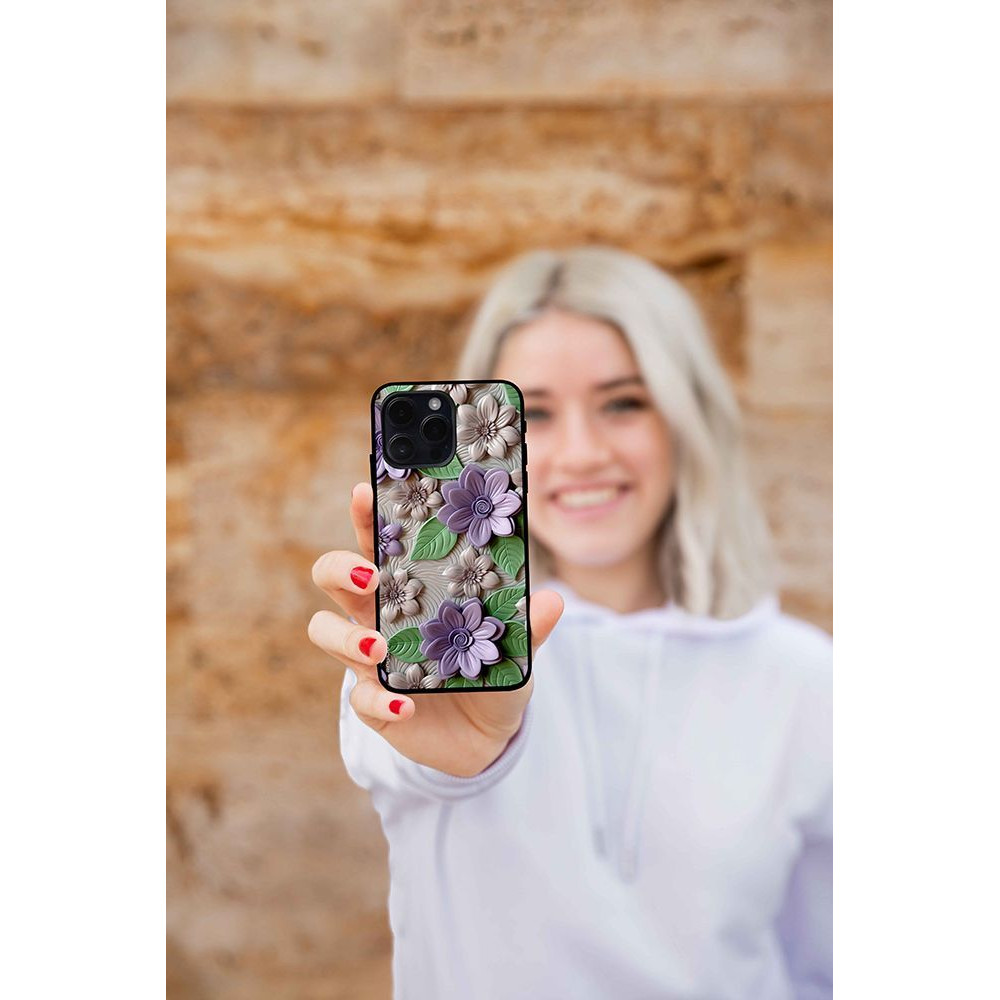 Θήκη Sonique 3D Flower Series για Realme C51 / Realme C53 / Realme Note 50 4G Βιολετί