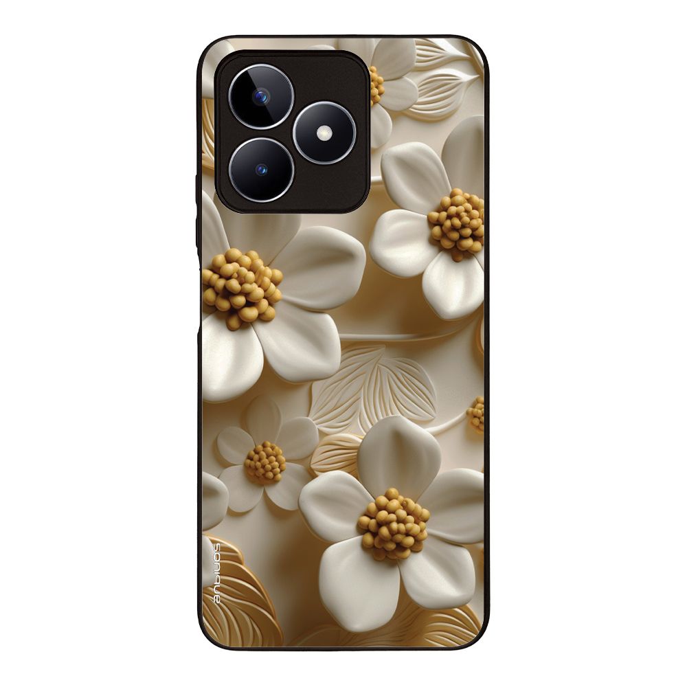 Θήκη Sonique 3D Flower Series για Realme C51 / Realme C53 / Realme Note 50 4G Λευκό