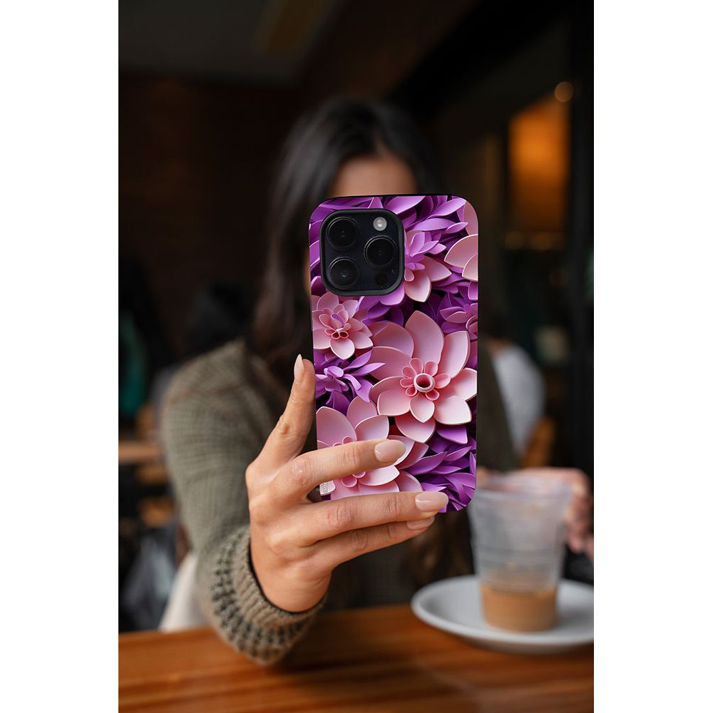 Θήκη Sonique 3D Flower Series για Realme C51 / Realme C53 / Realme Note 50 4G Ροζ