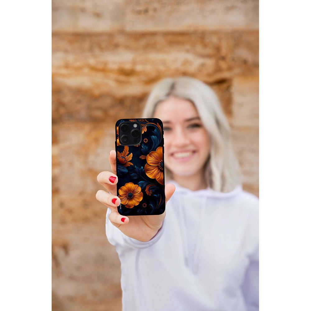 Θήκη Sonique 3D Flower Series για Realme C55 Πορτοκαλί 01