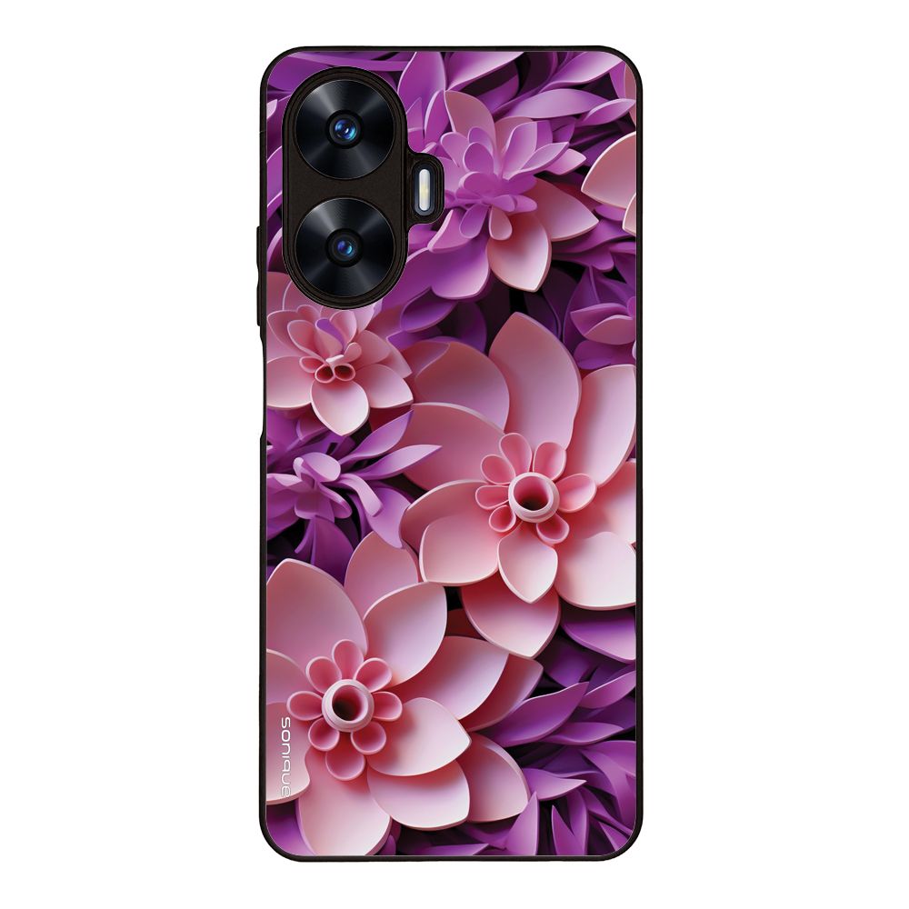 Θήκη Sonique 3D Flower Series για Realme C55 Ροζ