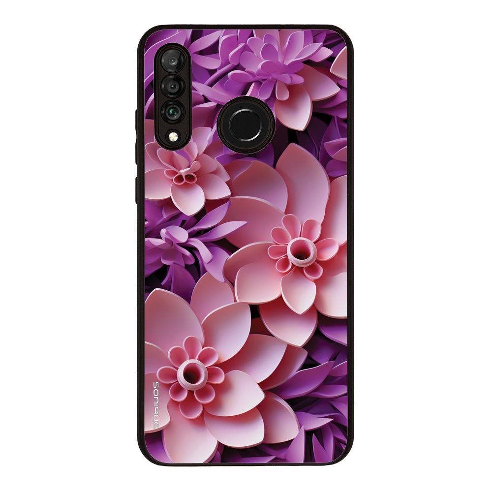 Θήκη Sonique 3D Flower Series για Huawei P30 Lite Ροζ