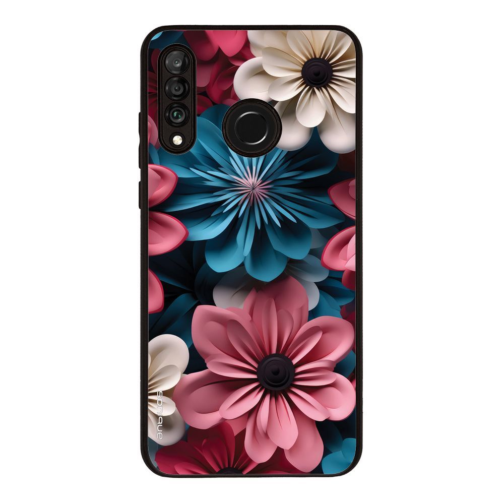 Θήκη Sonique 3D Flower Series για Huawei P30 Lite Ροζ 01