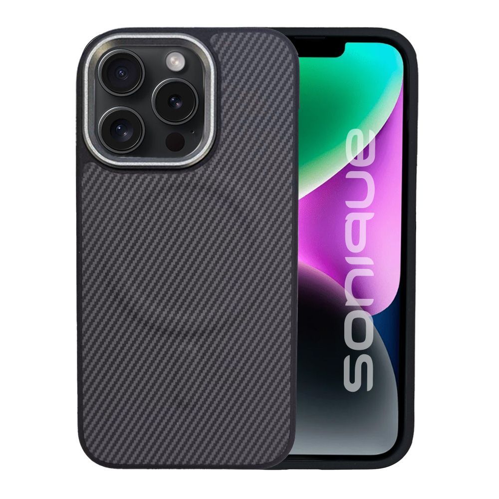 Θήκη Magnetic CarbonMag Pro Sonique Apple iPhone 15 Pro Γκρι