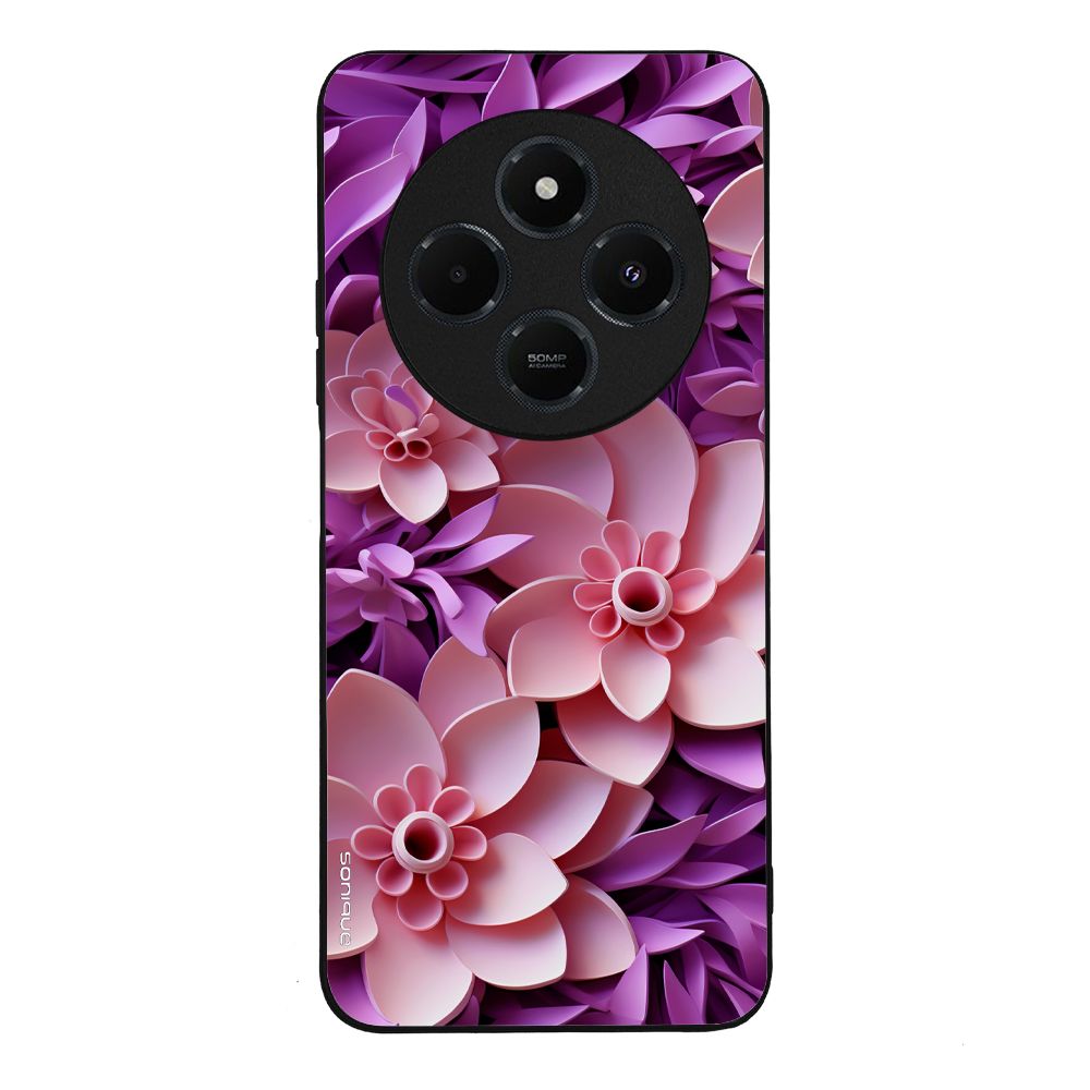 Θήκη Sonique 3D Flower Series για Xiaomi Redmi 14C 4G / Poco C75 4G / Redmi A4 5G / Redmi 17C 4G Ροζ