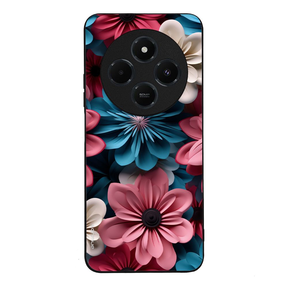 Θήκη Sonique 3D Flower Series για Xiaomi Redmi 14C 4G / Poco C75 4G / Redmi A4 5G / Redmi 17C 4G Ροζ 01