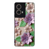 Θήκη Sonique 3D Flower Series για Motorola Moto G85 5G Βιολετί