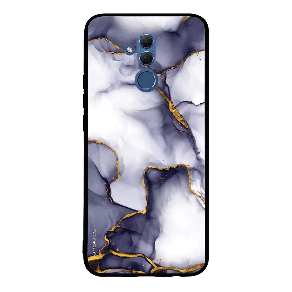 Θήκη Sonique Marble Series για Huawei Mate 20 Lite Μωβ Γκρι