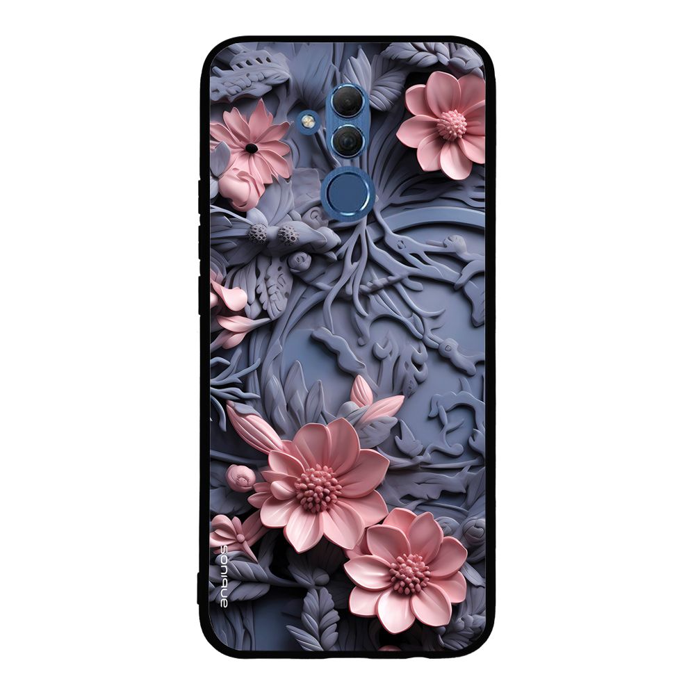 Θήκη Sonique 3D Flower Series για Huawei Mate 20 Lite Ροζ 02
