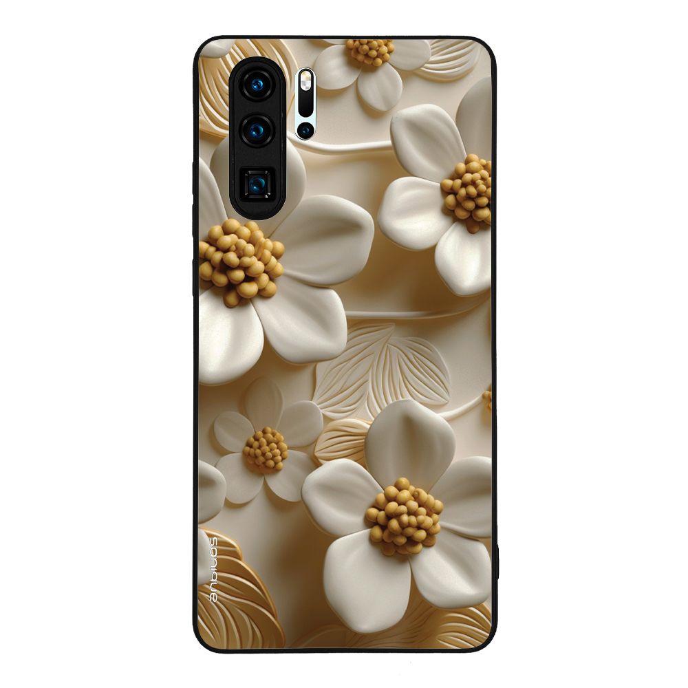 Θήκη Sonique 3D Flower Series για Huawei P30 Pro Λευκό