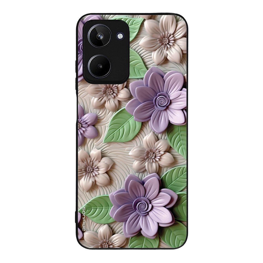 Θήκη Sonique 3D Flower Series για Realme 10 4G Βιολετί
