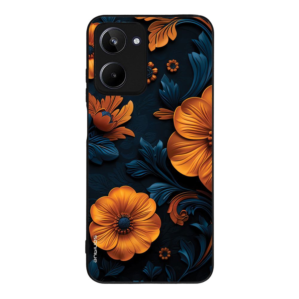 Θήκη Sonique 3D Flower Series για Realme 10 4G Πορτοκαλί 01