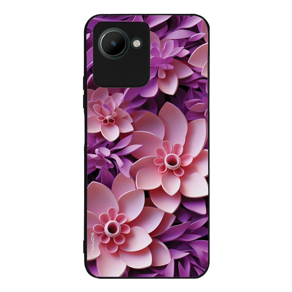 Θήκη Sonique 3D Flower Series για Realme C30 Ροζ