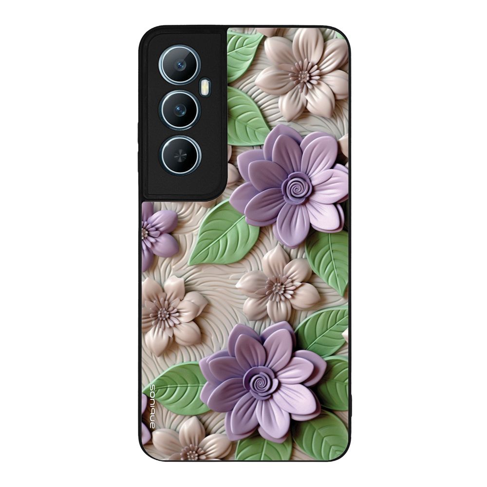Θήκη Sonique 3D Flower Series για Realme C65 4G Βιολετί