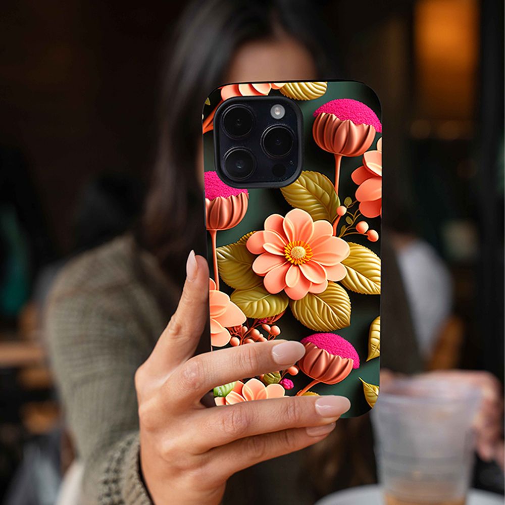 Θήκη Sonique 3D Flower Series για Honor 200 Pro 5G Σομόν