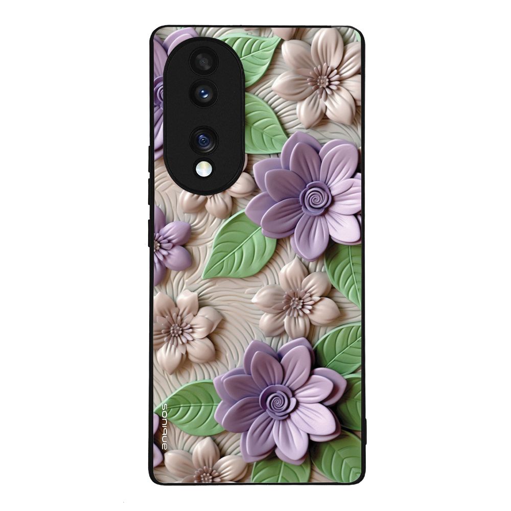 Θήκη Sonique 3D Flower Series για Honor 70 5G Βιολετί