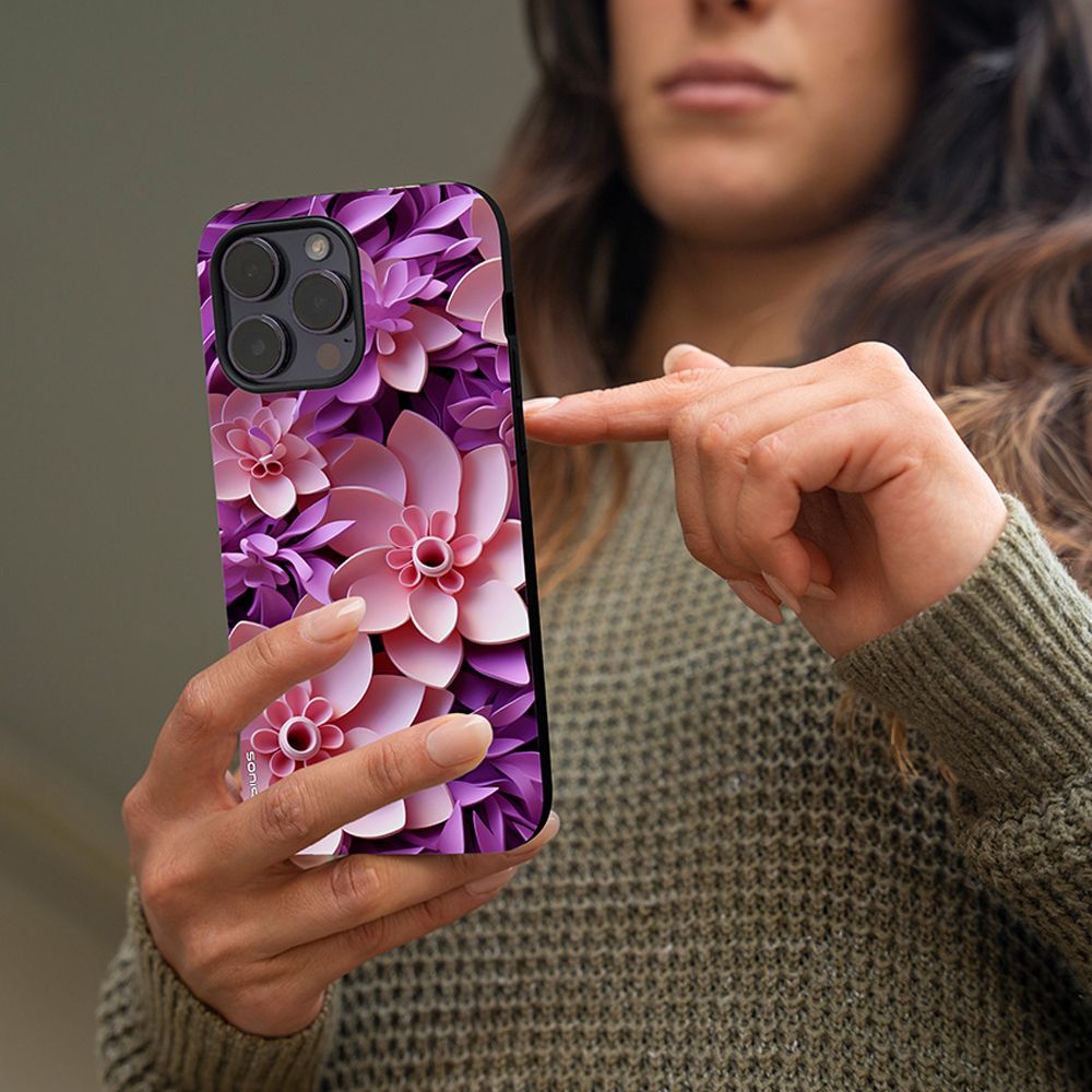 Θήκη Sonique 3D Flower Series για Honor 70 5G Ροζ