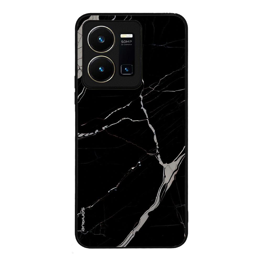 Θήκη Sonique Marble Series για VIVO Y35 4G / VIVO Y22 / VIVO Y22S Μαύρο