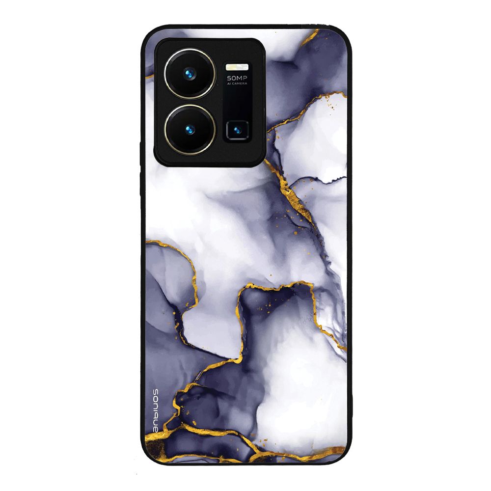 Θήκη Sonique Marble Series για VIVO Y35 4G / VIVO Y22 / VIVO Y22S Μωβ Γκρι