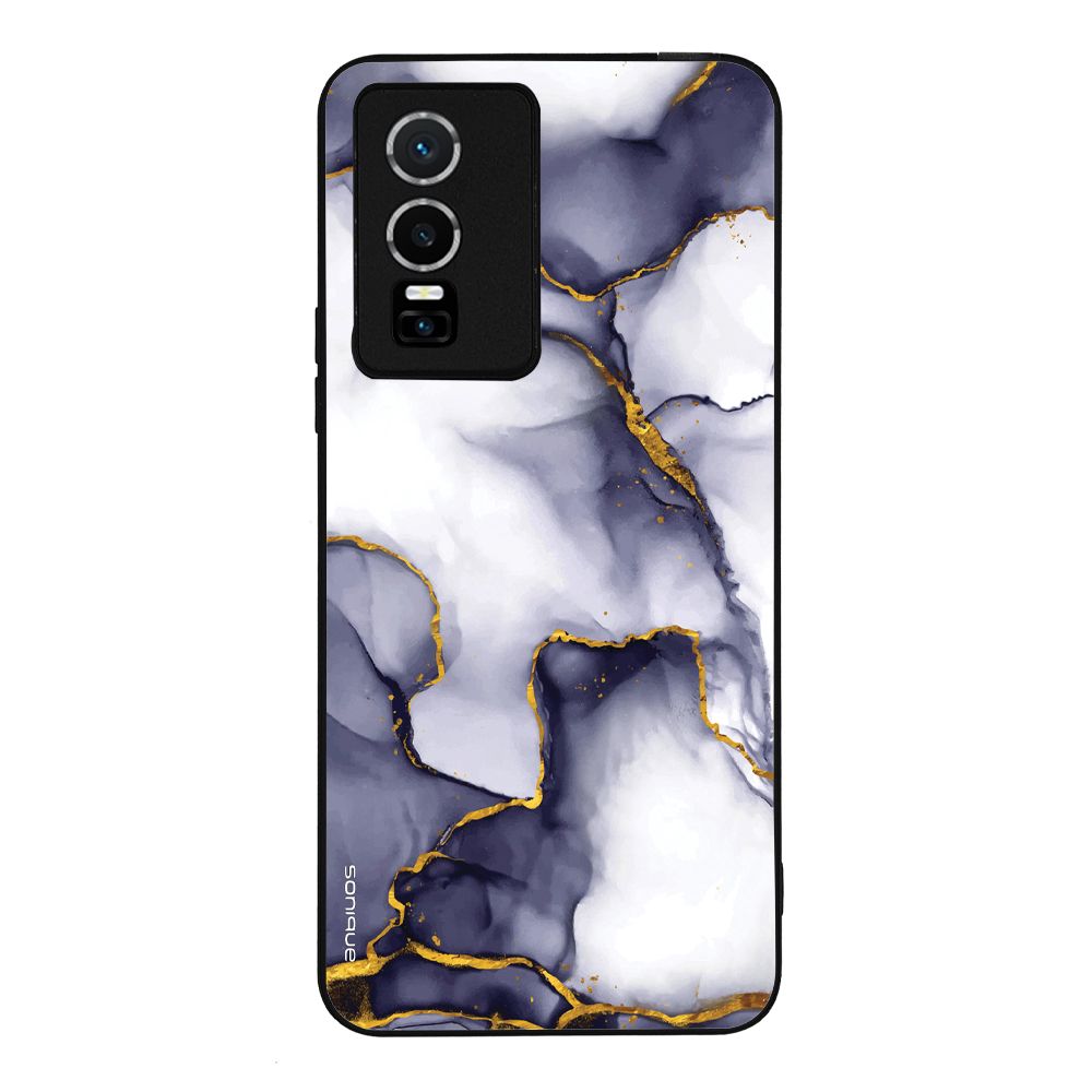 Θήκη Sonique Marble Series για VIVO Y74s / VIVO Y76 5G Μωβ Γκρι