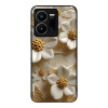 Θήκη Sonique 3D Flower Series για VIVO Y35 4G / VIVO Y22 / VIVO Y22S Λευκό