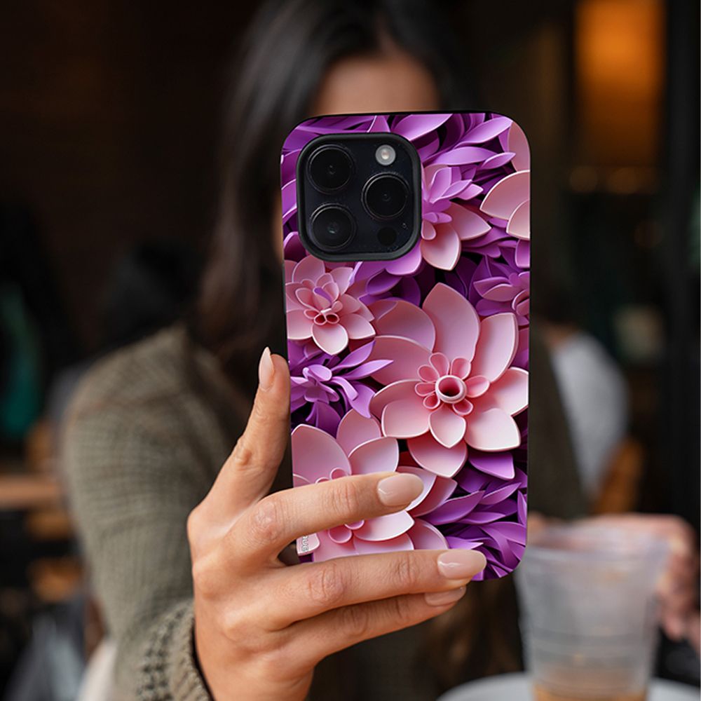 Θήκη Sonique 3D Flower Series για VIVO Y35 4G / VIVO Y22 / VIVO Y22S Ροζ