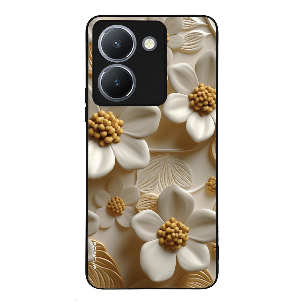 Θήκη Sonique 3D Flower Series για VIVO Y36 4G / VIVO Y36 5G / VIVO Y27 5G / VIVO Y27s Λευκό