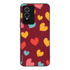 Θήκη Sonique Heart Series για VIVO Y74s / VIVO Y76 5G Μπορντώ