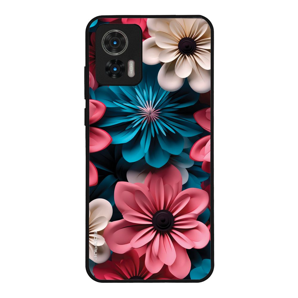Θήκη Sonique 3D Flower Series για Motorola Edge 30 Neo 5G Ροζ 01