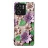 Θήκη Sonique 3D Flower Series για Motorola Edge 40 5G Βιολετί