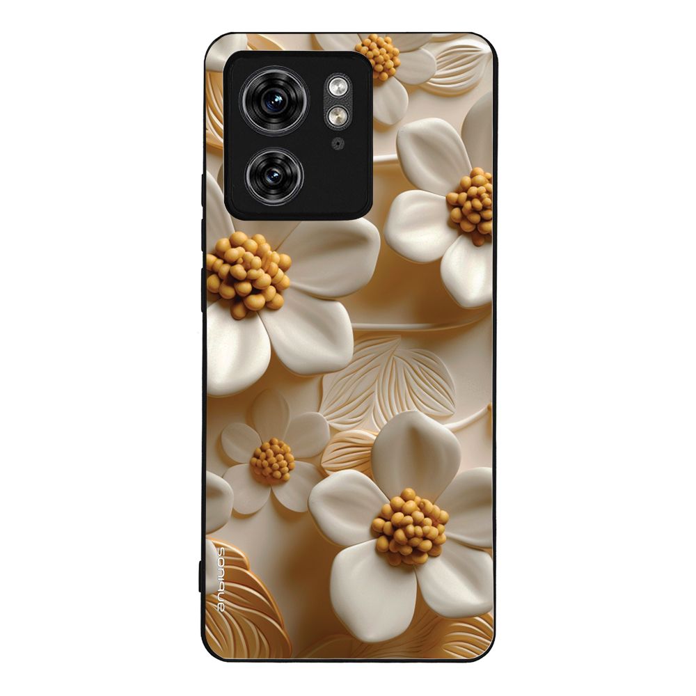 Θήκη Sonique 3D Flower Series για Motorola Edge 40 5G Λευκό