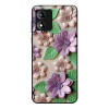 Θήκη Sonique 3D Flower Series για Motorola Moto E13 4G Βιολετί