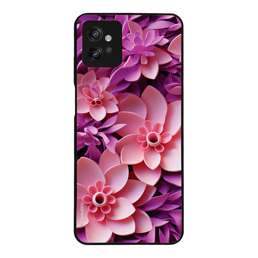 Θήκη Sonique 3D Flower Series για Motorola Moto G32 Ροζ