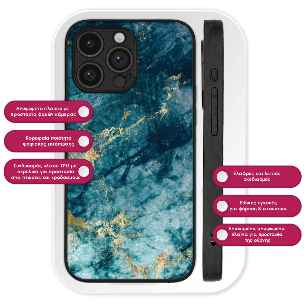 Θήκη Sonique Marble Series για Google Pixel 9 5G Μπλε