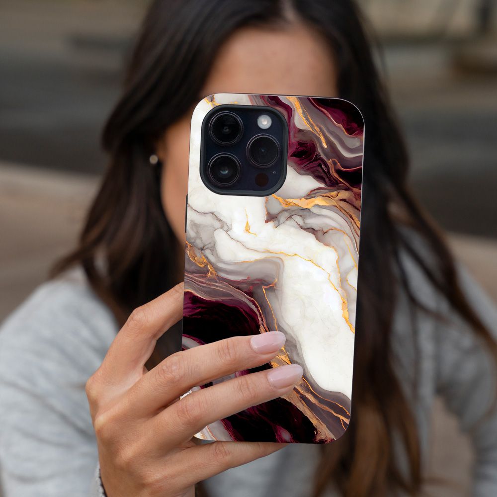 Θήκη Sonique Marble Series για Google Pixel 9 5G Μπορντώ