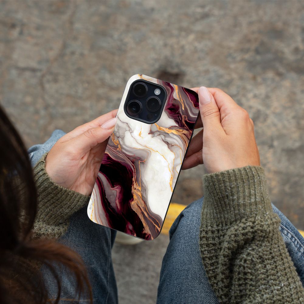 Θήκη Sonique Marble Series για Google Pixel 9 5G Μπορντώ
